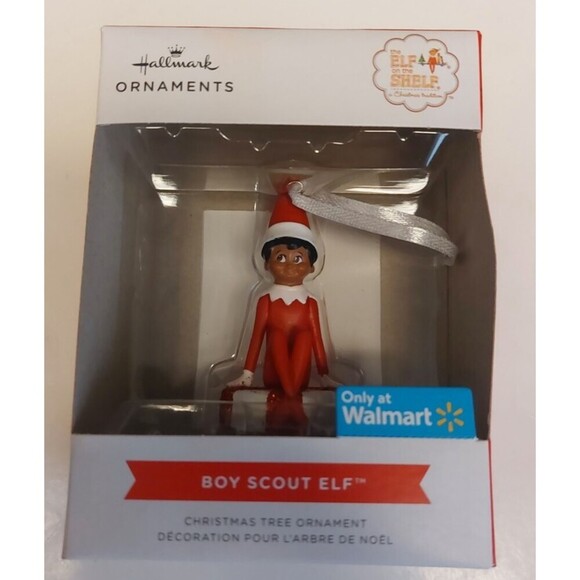 Hallmark Other - Hallmark Tree Ornament 2022 Elf On The Shelf BOY SCOUT ELF Dark Skin Exclusive